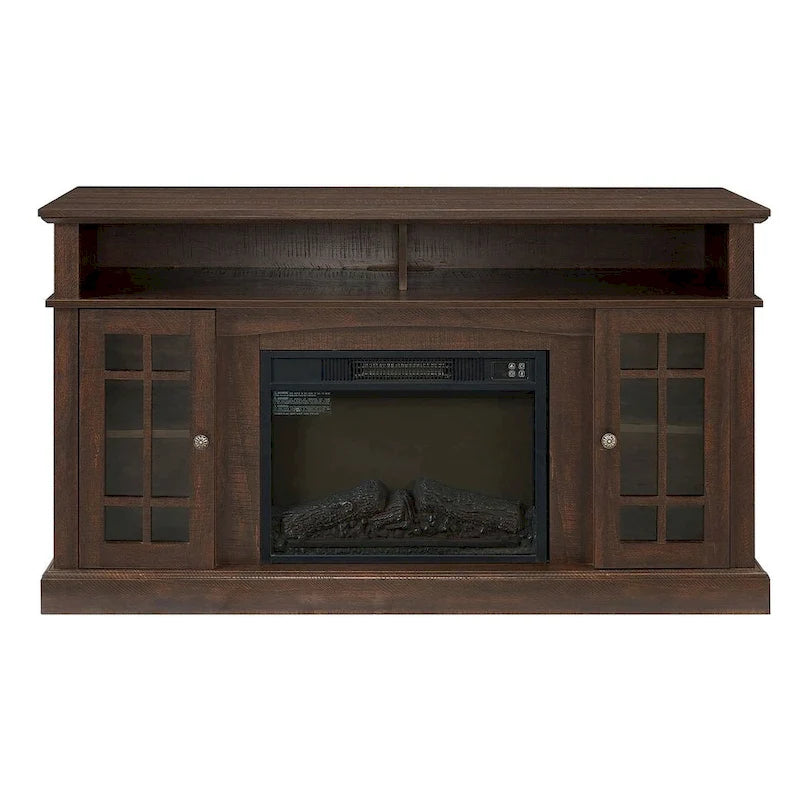 TV Stand for TVs up to 65 with Fireplace, LED Entertainment Center