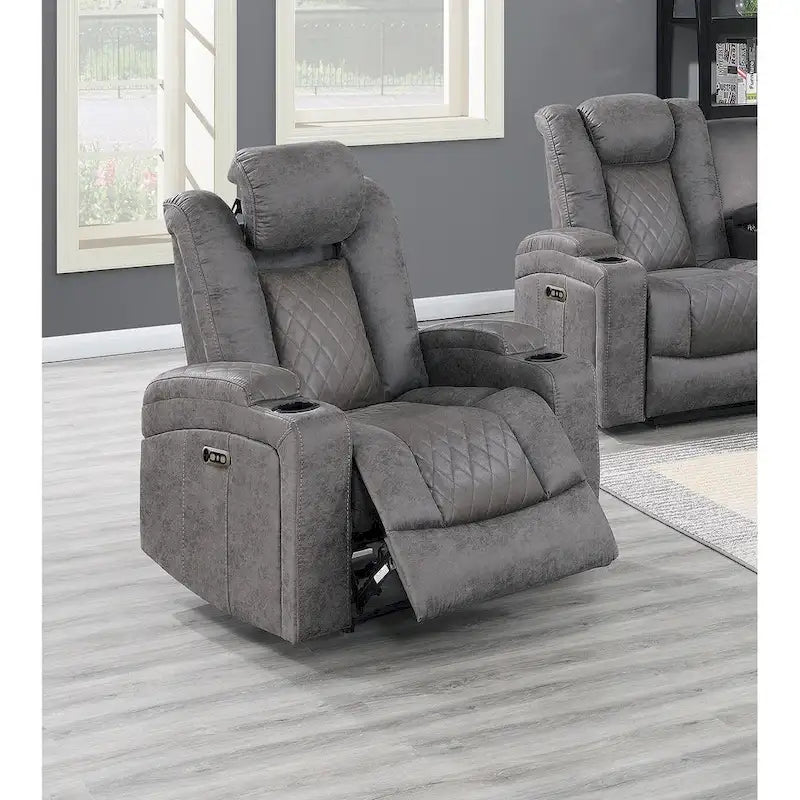 Power Recliner With Cup Holders