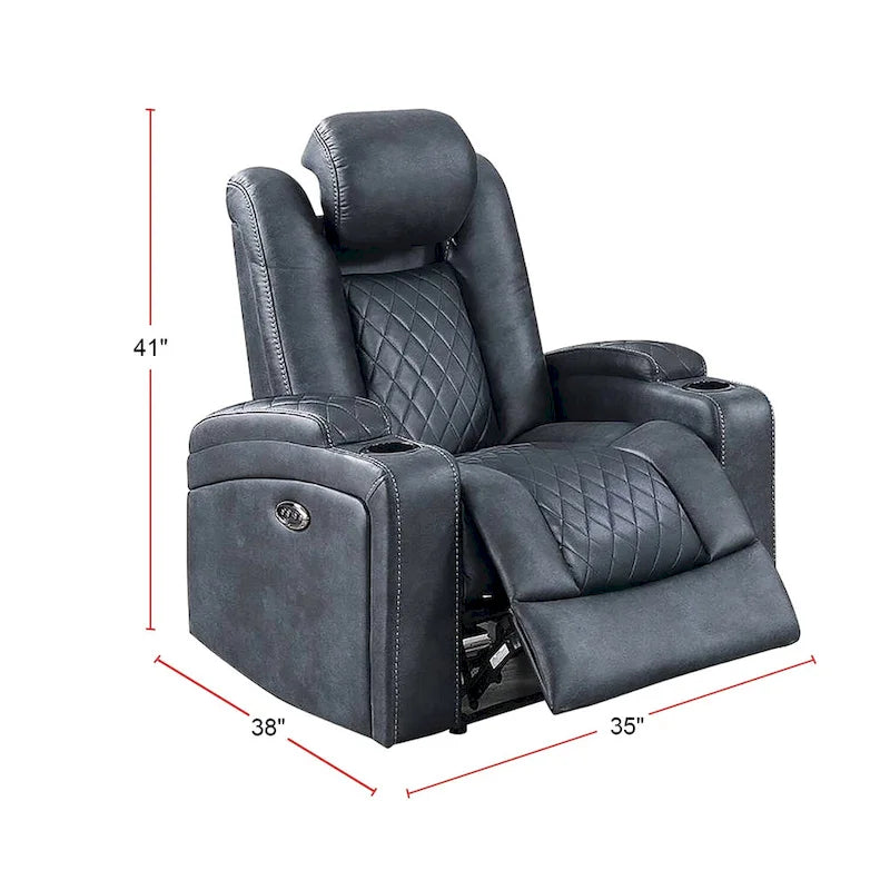 Power Recliner With Cup Holders