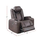 Power Recliner With Cup Holders