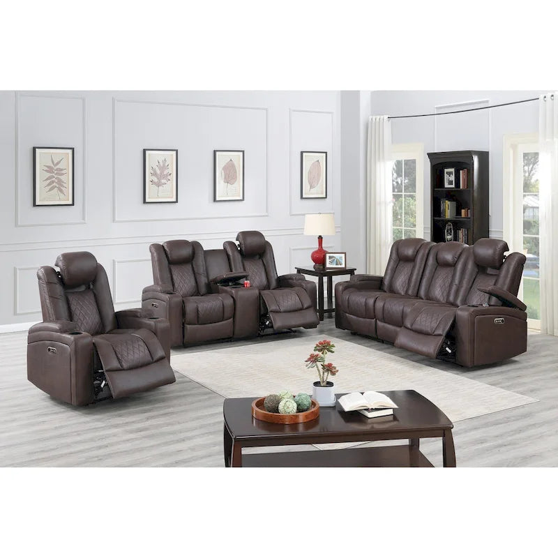 Power Recliner With Cup Holders