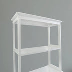 Spacesaver Solid Wood Over The Toilet Rack with Shelves - N/A