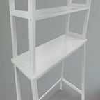 Spacesaver Solid Wood Over The Toilet Rack with Shelves - N/A