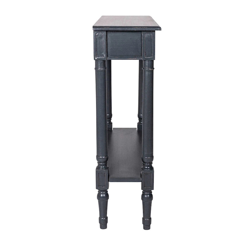 Wood Console Accent Table With Drawer by East at Main