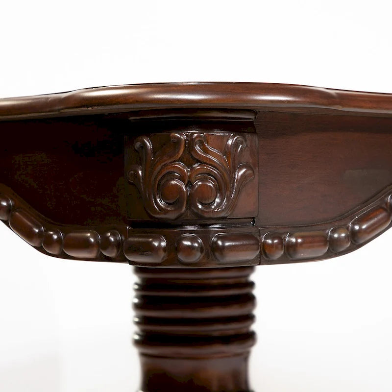 Carpia Traditional Brown Cherry Wood 9-Piece Dining Set by Furniture of America