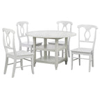 Simple Living Cottage White Round Dining Table
