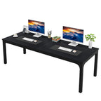 78.74 Inches Executive Desk Double Workstation with Metal Legs for Home Office,Two Person Computer Desk for 2 (Only Table)