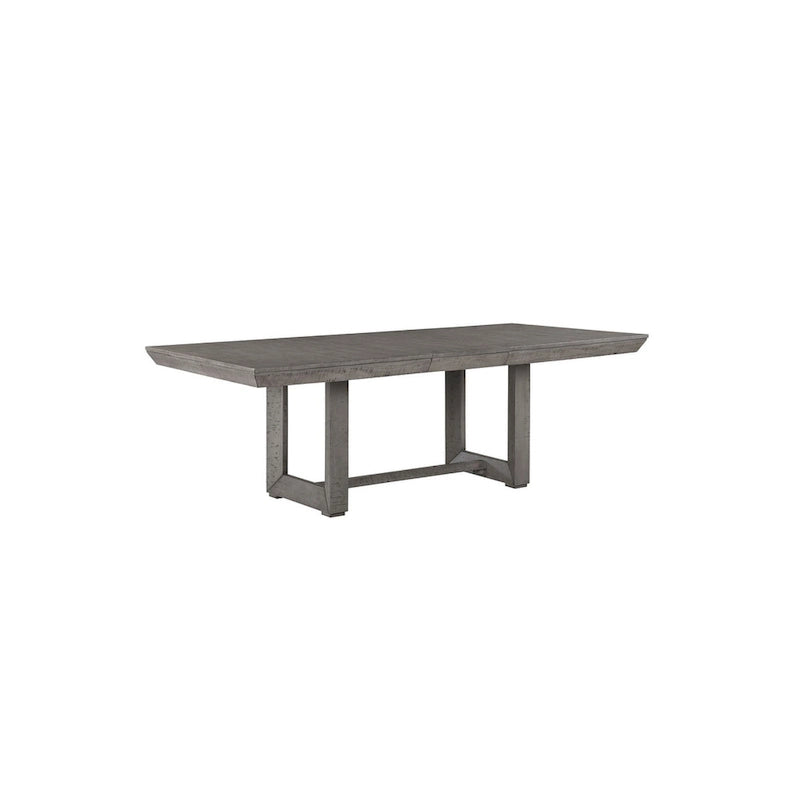 Ferrara Gray Rustic Modern Fabric Dining Room Set