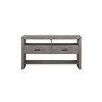 Ferrara Gray Rustic Modern Fabric Dining Room Set