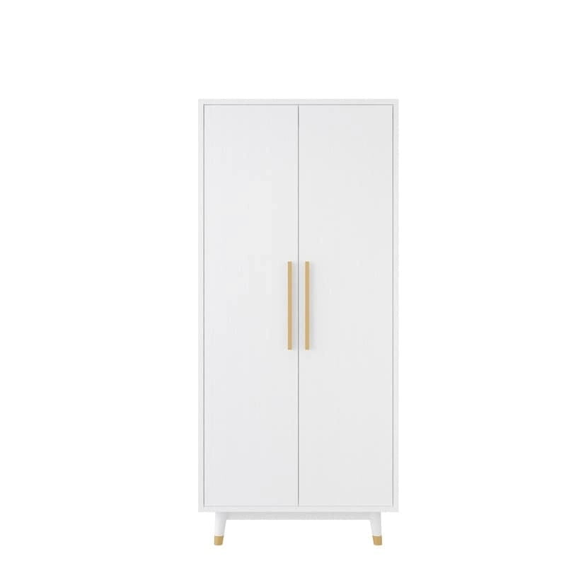 2-Door Wooden Wardrobe