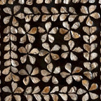 Feronia Modern Bohemian Black and Bronze Mother of Pearl End Table