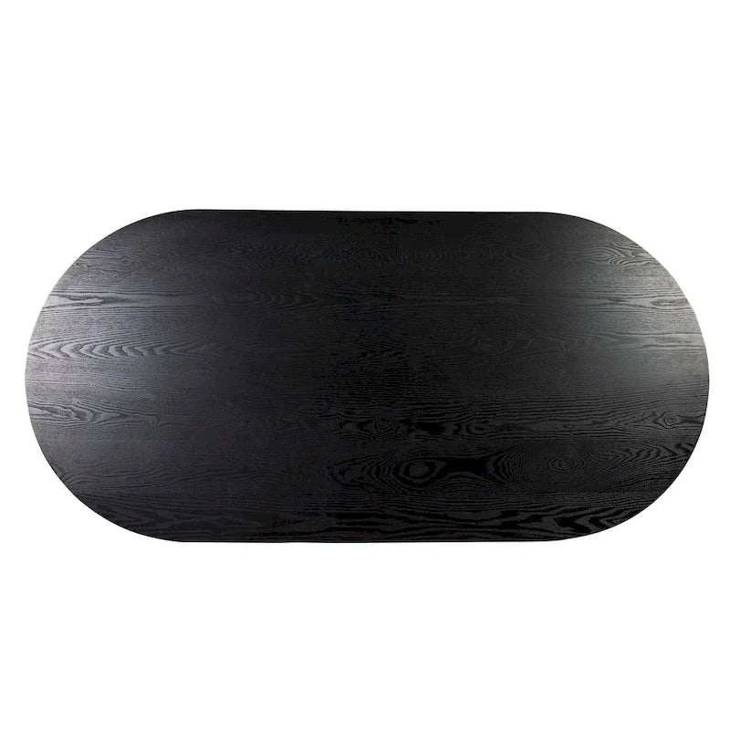 Solid Wood Oval Dining Table