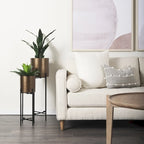 Loretta Cream Fabric w/ Solid Wood Frame and Bolster Cushions - 87.9W x 36.2D x 33.8H