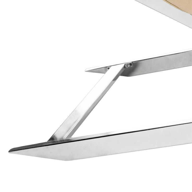 SAFAVIEH Cheri Chaise with Round Pillow - 65Wx23Dx33H