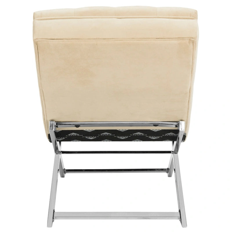 SAFAVIEH Cheri Chaise with Round Pillow - 65Wx23Dx33H