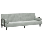 vidaXL Sofa Bed with Armrests Couch Recliner Loveseat Folding Daybed Velvet - 80.7 x 35 x 27.6