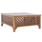 SAFAVIEH Bernardina Square Single Shelf Coffee Table - 34 L x 34 D x 16 H - 34Wx34Dx16H