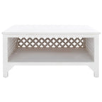 SAFAVIEH Bernardina Square Single Shelf Coffee Table - 34 L x 34 D x 16 H - 34Wx34Dx16H