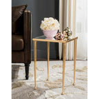 SAFAVIEH Jetty Antique Gold Leaf End Table - 14 x 14 x 21 - 14Wx14Dx21H