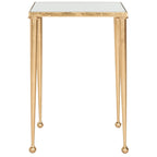 SAFAVIEH Jetty Antique Gold Leaf End Table - 14 x 14 x 21 - 14Wx14Dx21H