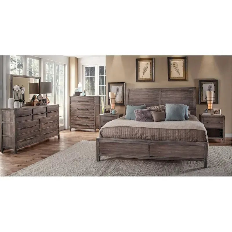 Asher Sleigh Bed