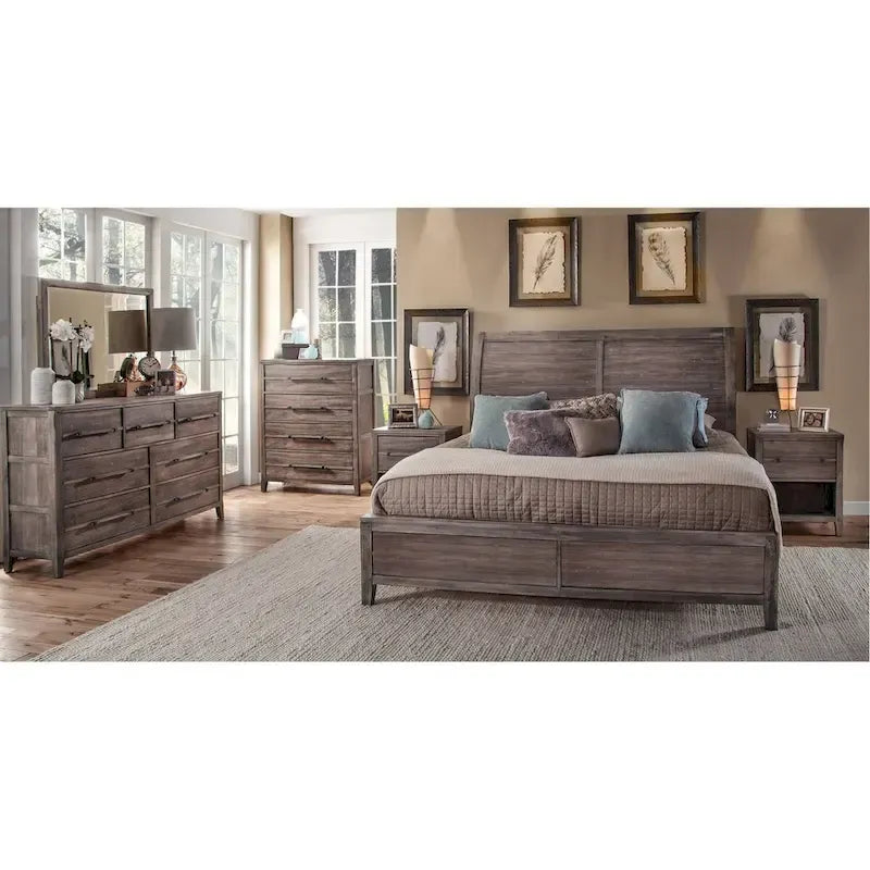 Asher Sleigh Bed