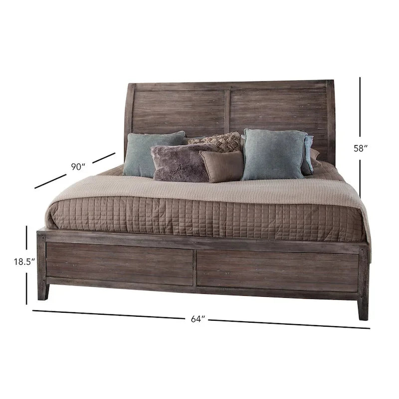 Asher Sleigh Bed