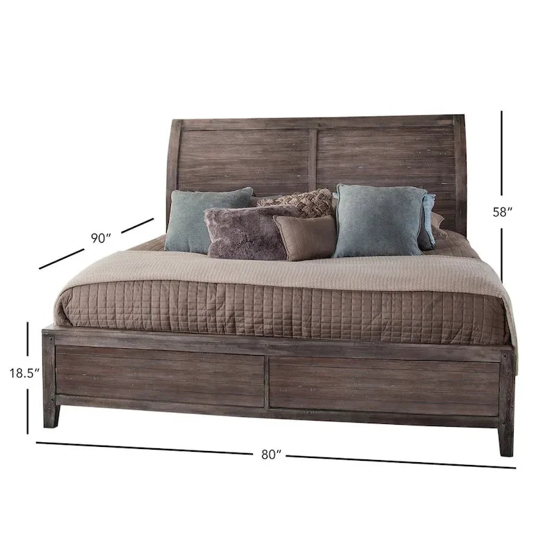 Asher Sleigh Bed