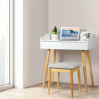 Vanity Table Set with Removable Mirror