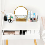 Vanity Table Set with Removable Mirror