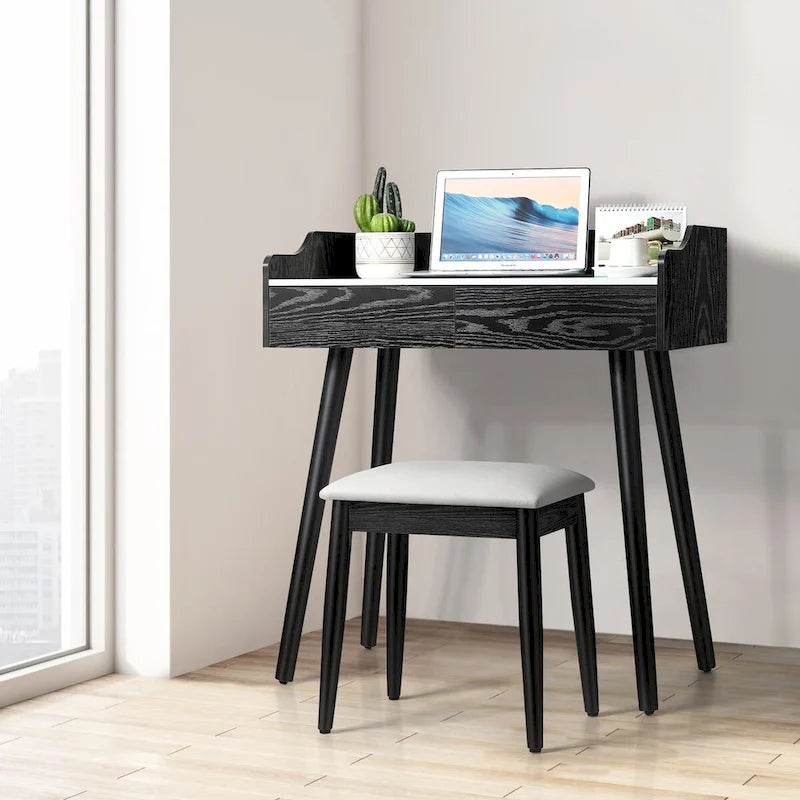 Vanity Table Set with Removable Mirror