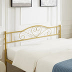 Javlergo Metal Platform Bed Frame with Modern Headboard, No Box Spring Needed