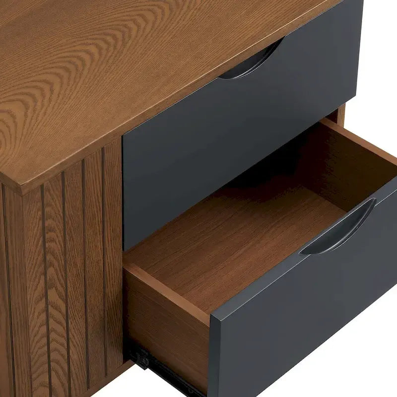 Dylan 4 Piece Bedroom Set with Bed, Nightstand, Dresser, Mirror