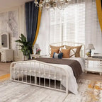 Aufank Platform Metal Bed Frame, Iron Slat, Easy Assembly