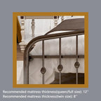 Aufank Platform Metal Bed Frame, Iron Slat, Easy Assembly