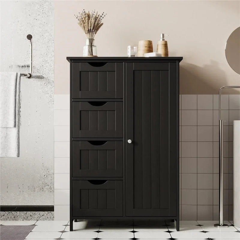 Bathroom Floor Cabinet - 11.8D x 21.7W x 32.5H