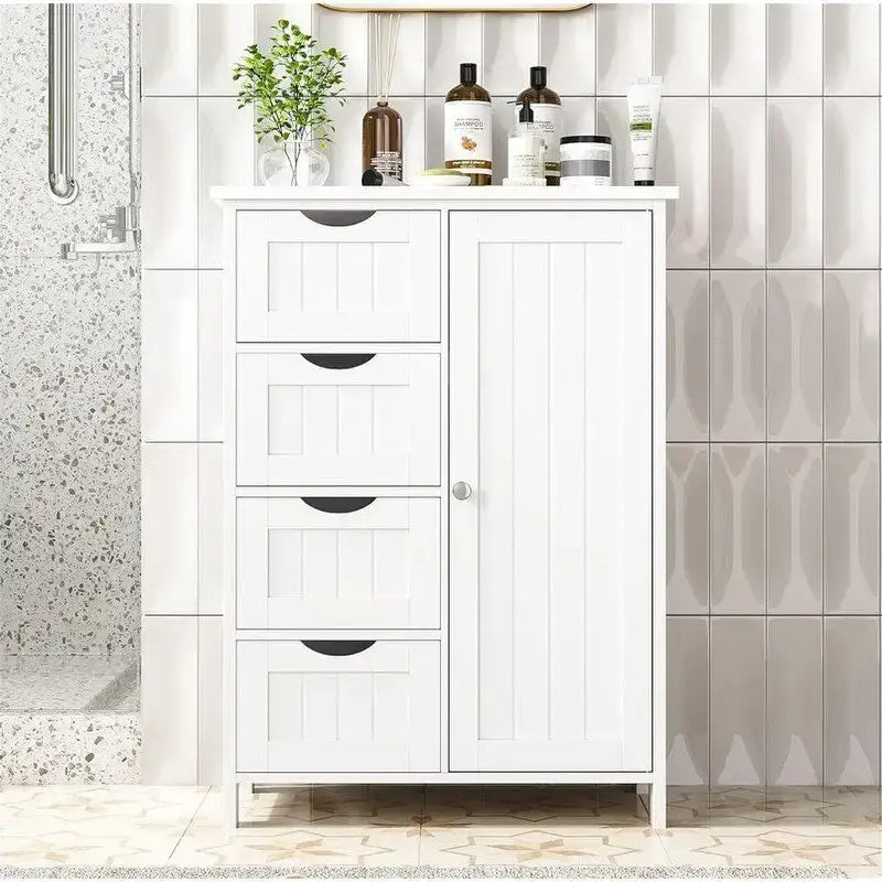 Bathroom Floor Cabinet - 11.8D x 21.7W x 32.5H