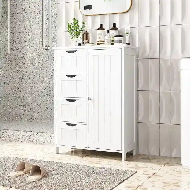 Bathroom Floor Cabinet - 11.8D x 21.7W x 32.5H