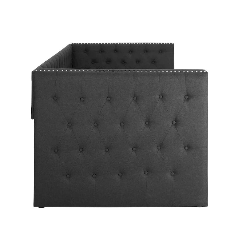 Upholstered Daybed with Trundle