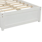 Twin size Platform Bed Wood Bed Frame with Trundle