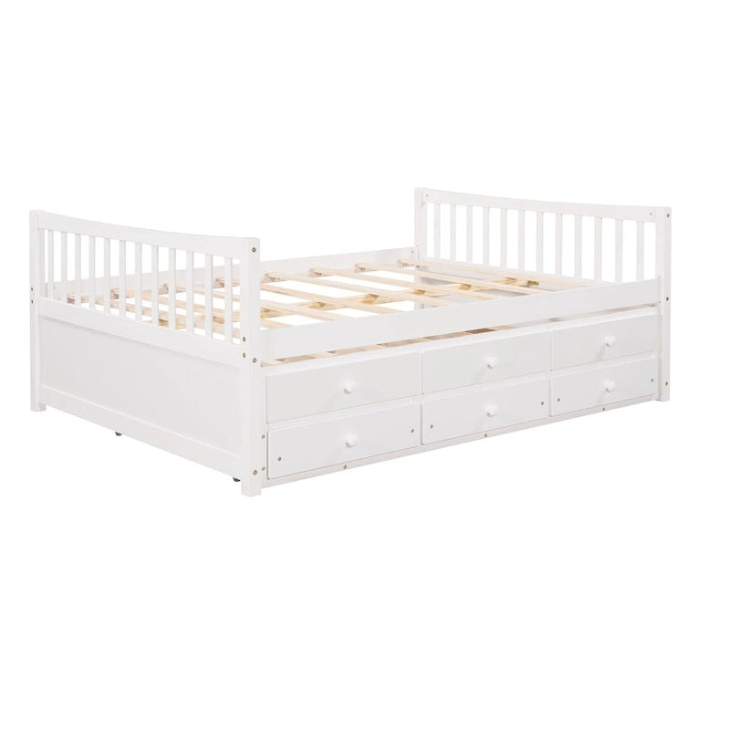 Full size Daybed with Twin size Trundle and Drawers