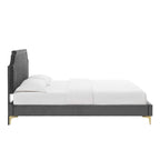 Sienna Performance Velvet Queen Platform Bed