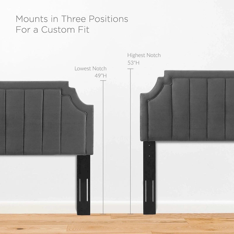 Sienna Performance Velvet Queen Platform Bed