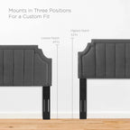 Sienna Performance Velvet Queen Platform Bed