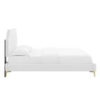 Sienna Performance Velvet Queen Platform Bed