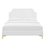 Sienna Performance Velvet Queen Platform Bed