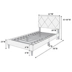 Poundex Twin Bed