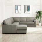 Hydeline Dillon Top Grain Leather Left-Facing Sectional Sofa with Chaise