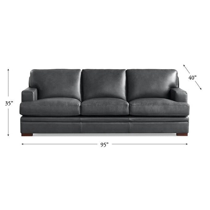Hydeline Georgia Top Grain Leather Sofa