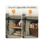 46 Console Table with Sliding Barn Door